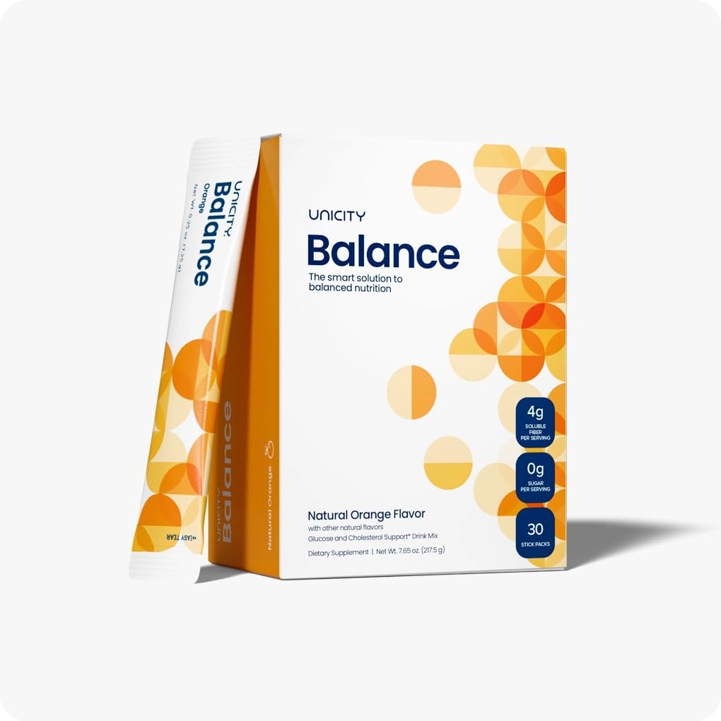 Unicity Balance Orange 30 Packets | Fiber Drink Mix